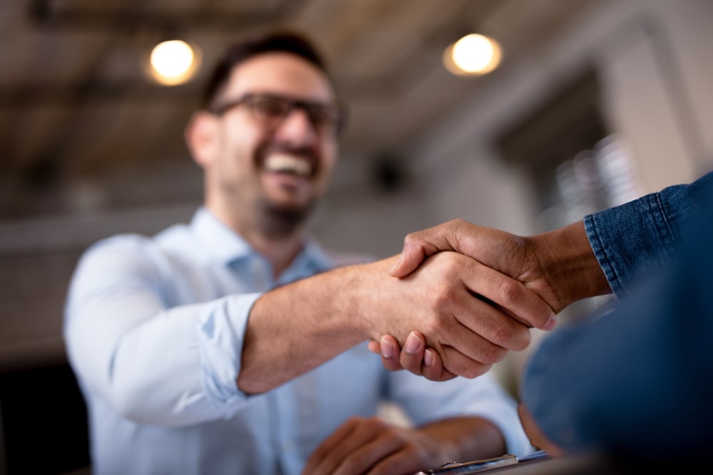 Two Men Shaking Hands